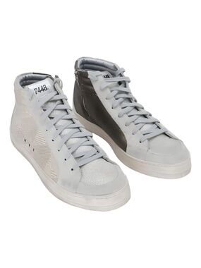 P448 Womens Prisma High Top Skate Sneakers Gray Size 11.5-12M